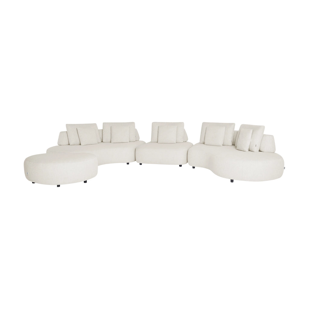 BLOCCHI Modular Sofa in White Grey - SUNS | Milola