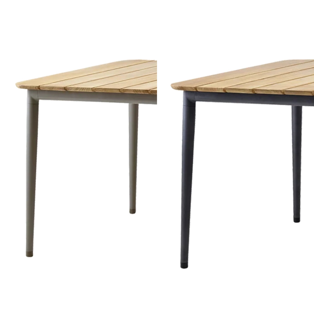 CORE - Outdoor Dining Table - Teak/Aluminium - Cane-Line | Milola