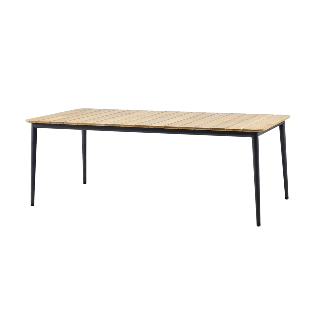 CORE - Outdoor Dining Table - Teak/Aluminium - Cane-Line | Milola