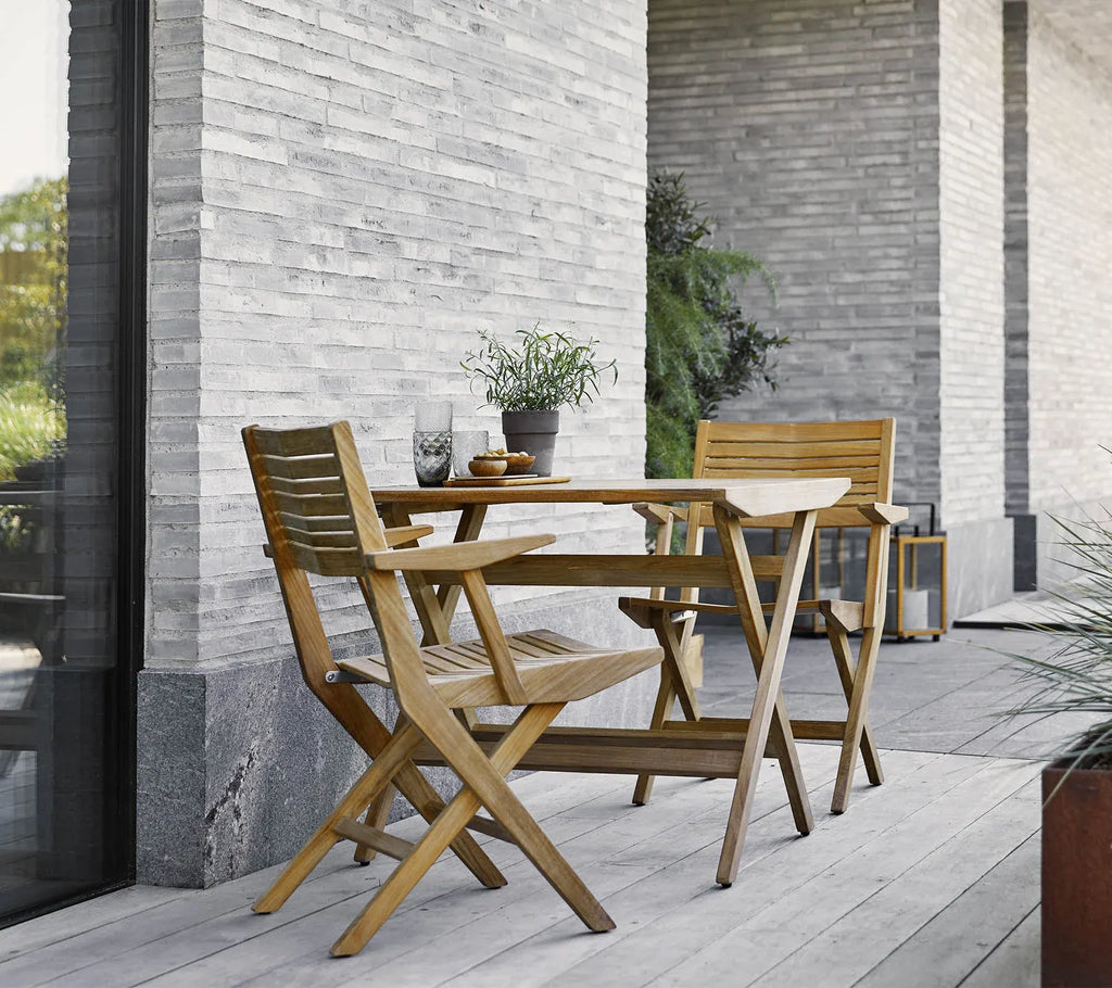 FLIP Folding Outdoor Dining Chair - Teak