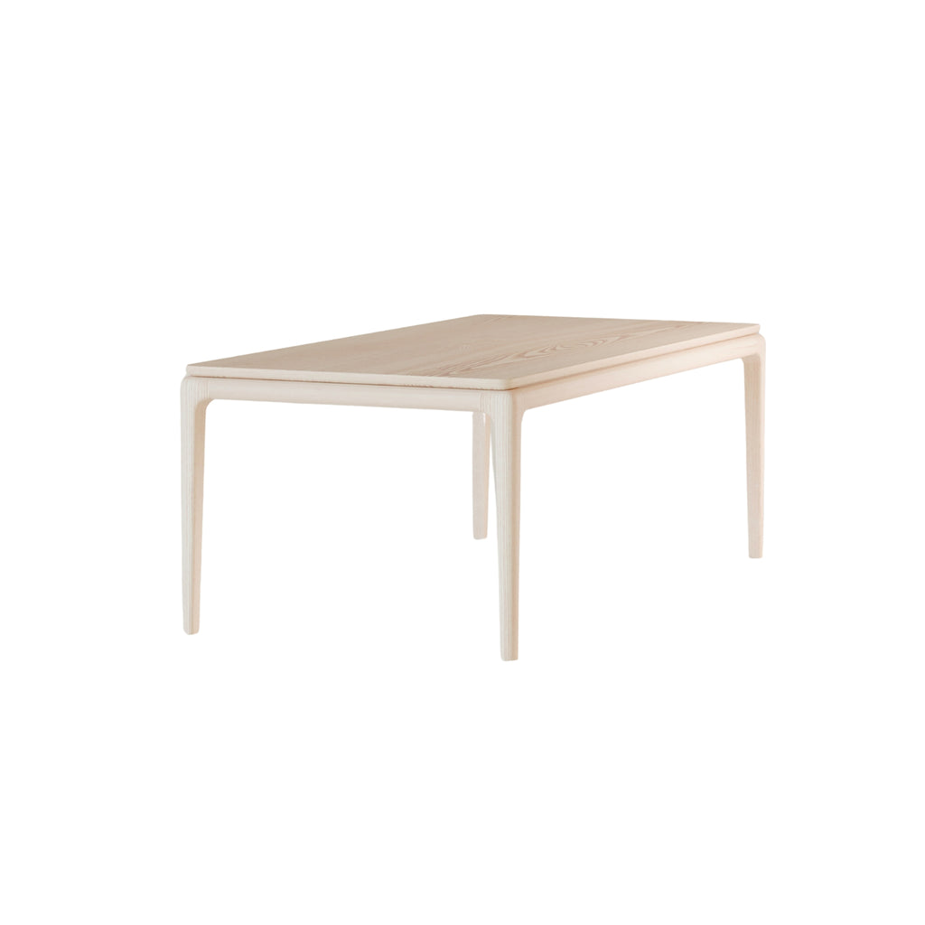 FLOATING Extendable Dining Table in White Oiled Oak - Kristensen | Milola
