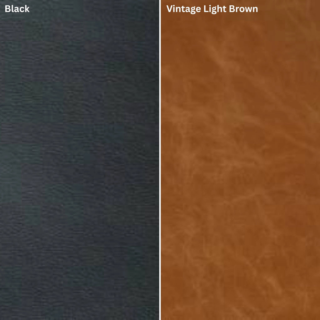 HYPE Office Chair - Art. Leather, Black Metal Legs