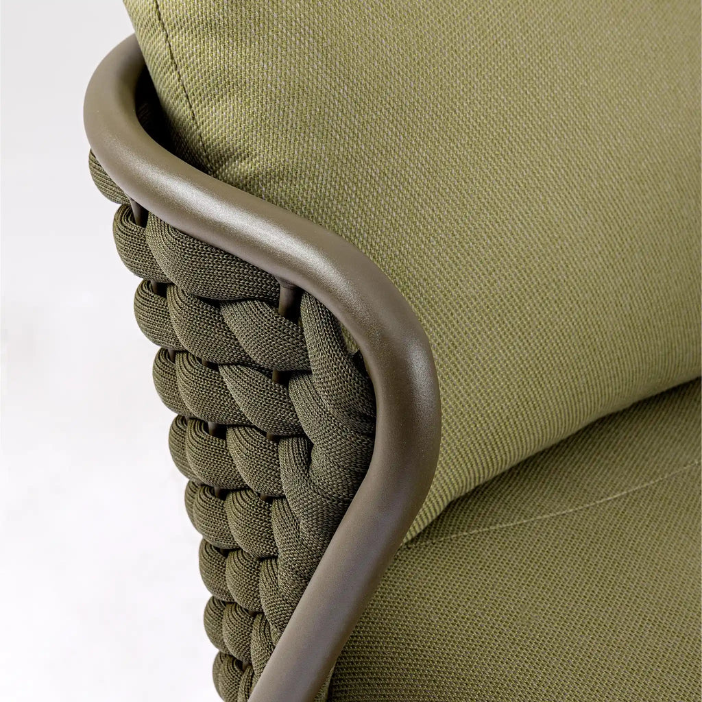 HARLOW Outdoor Sofa in Green - Bizzotto | Milola