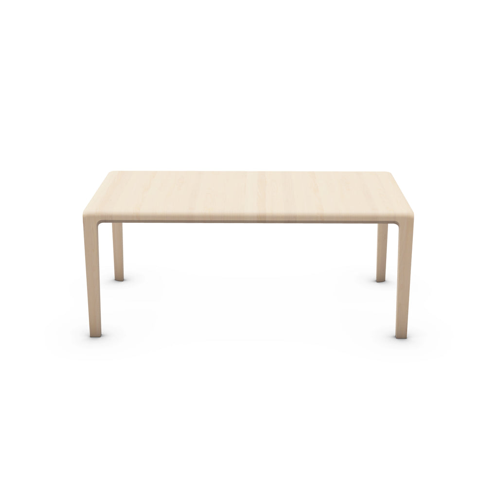 INVITO Dining Table in Maple White Pigment Oil - Artisan | Milola