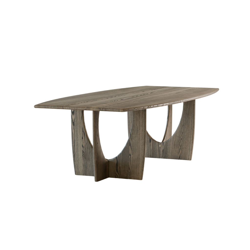 LONGBOAT Dining Table in Dark Grey Oiled Ash - Kristensen | Milola