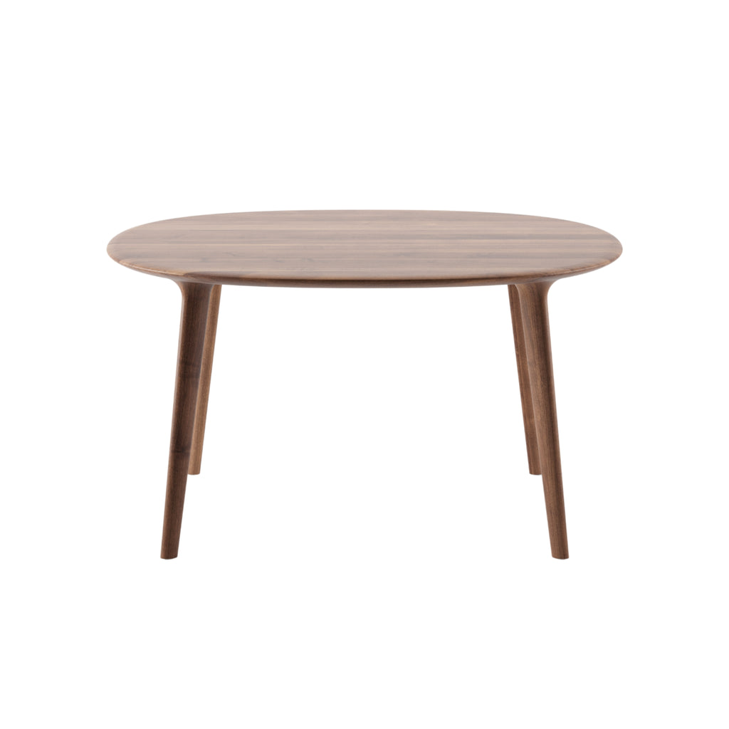 LUC Round Dining Table in Walnut Natural Oil - Artisan | Milola