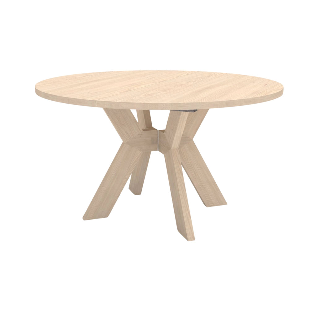 MONOGRAM Solid Wood Round Extendable Dining Table