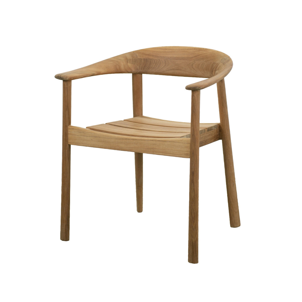 MAJESTIC Teak Outdoor Chair with Umber Brown Cushion - Cane-Line | Milola