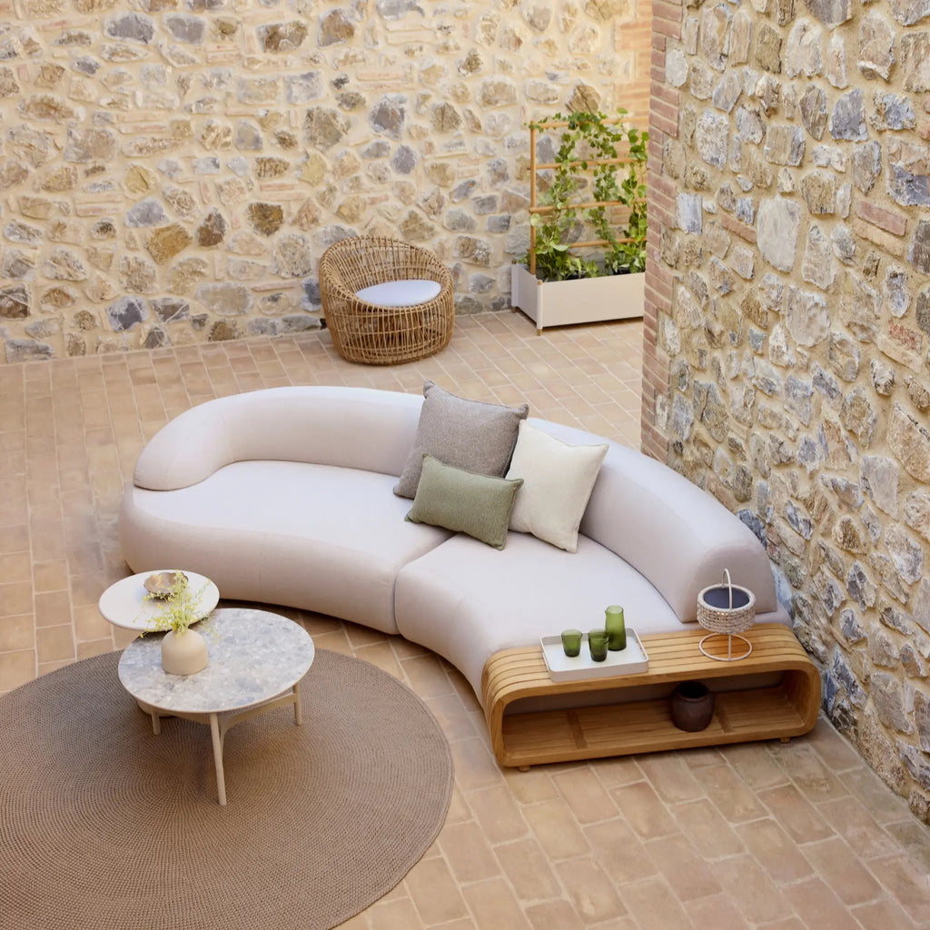 MELLOW Coffee Table in Teak - Cane-Line | Milola