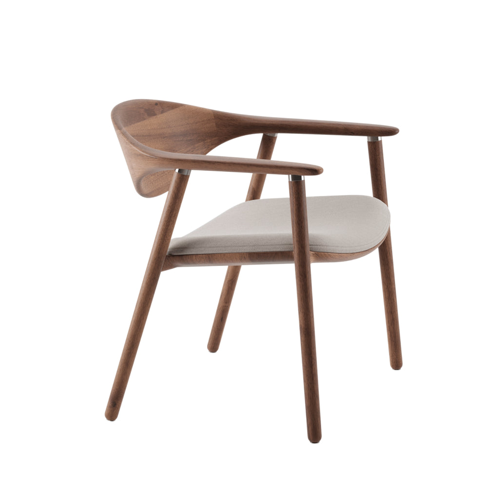 NARU Lounge Chair in Walnut Natural Oil - Artisan | Milola
